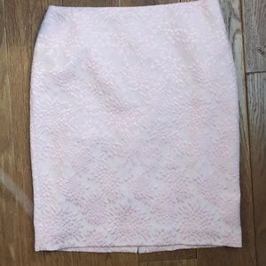 Talbots Flower Embroidered Pencil Skirt